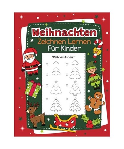 Weihnachten zeichnen lernen - weihnachten,